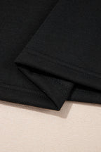 Black Striped Webbing Trim Preppy Polo Tee Dress