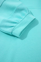 Moonlight Jade Bow Front Bracelet Sleeve Collared Side Pocket Shift Mini Dress